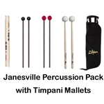 Janesville Stick Bag Pack with Timpani Mallets