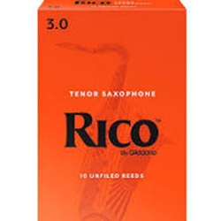 Tenor Saxophone Reeds - #3 Box of 10 - Rico