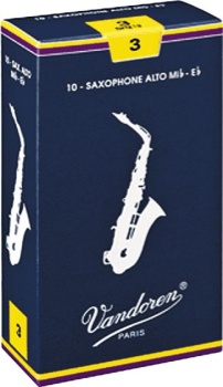 Alto Saxophone Reeds - #2.5 - Box of 10 - Vandoren