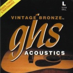 VNL GHS Acoustic Guitar Strings - Vintage Bronze Light 12-54