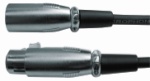 Hosa XLR103 Balanced Interconnect, XLR3F to XLR3M, 3 ft