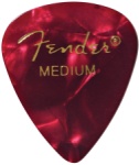 Fender 0980351909 Heavy Celluloid Picks - Red Moto - Pack of 12