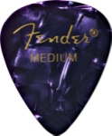 Fender 0980351876 Medium Celluloid Picks - Purple Moto - Pack of 12