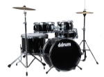 ddrum D1MB D1 Junior Drum Set - Midnight Black