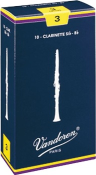 Vandoren VAN10CL3 Clarinet Reeds - 3 - Box of 10