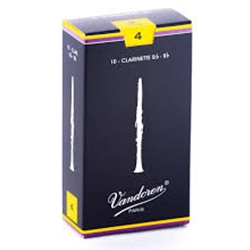 Vandoren VAN10CL4 Clarinet Reeds - 4 - Box of 10
