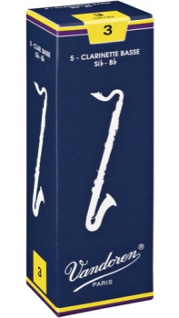 Vandoren VAN5BCL2 Bass Clarinet Reeds - 2 - Box of 5