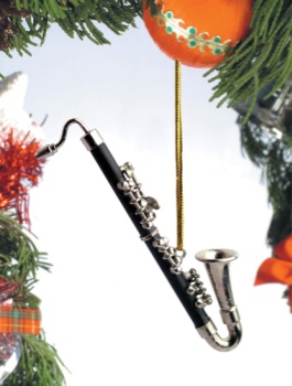 Music Treasures 463147 Bass Clarinet Ornament