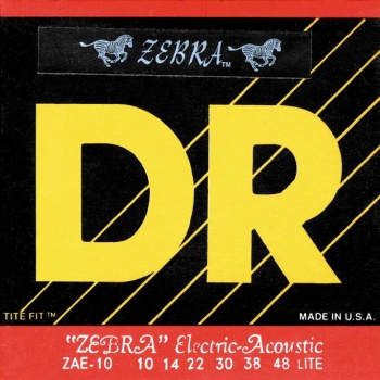 DR ZAE Zebra Electric-Acoustic Guitar Strings