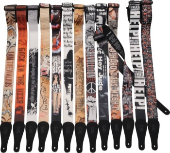 Click here to view larger image Levy's MPL2 Beatles Lyrics Guitar Strap