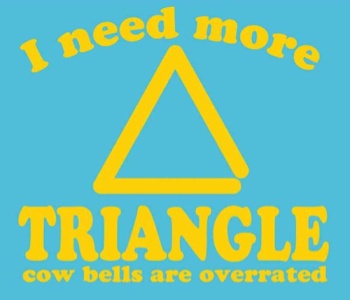 Music Treasures 100239 Need More Triangle - Large