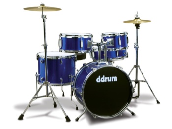 Click here to view larger image ddrum D1PB D1 Junior Drum Set - Police Blue