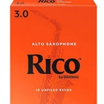 Alto Saxophone Reeds #3 - Box of 10 - Rico