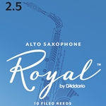 Saxophone (Alto) Reeds - Royal - 2.5 - Box of 10