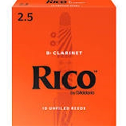 Clarinet Reeds - #2.5 Box of 10 - Rico