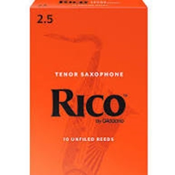 Tenor Saxophone Reeds - #2.5 Box of 10 - Rico