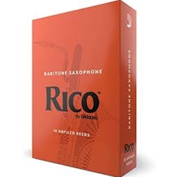 Baritone Saxophone Reeds - #2.5 Box of 10 - Rico