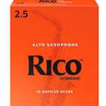 Rico Alto Saxophone Reeds - #2.5 Box of 10