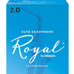 RR10AS2 Rico Royal Alto Sax Reeds - 2 - Box of 10