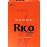 Tenor Saxophone Reeds - #2.5 Box of 10 - Rico