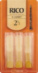 Clarinet Reeds - Rico - # 2.5 - Pack of 3