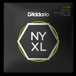 D'Addario NYXL1156 11-56 Medium Top/Extra Heavy Bottom, NYXL Electric Guitar Strings