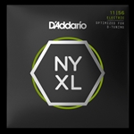 D'Addario NYXL1156 Nickel Wound Electric Guitar Strings, Medium Top / Extra-Heavy Bottom, 11-56