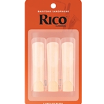 RLA0325 Rico by D'Addario Baritone Sax Reeds, Strength 2.5, 3-pack
