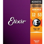 Elixir E16052 Light Phosphor Bronze Nanoweb