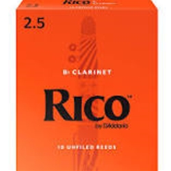 Rico Clarinet Reeds - #2.5 Box of 10