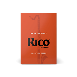 Rico Bass Clarinet Reeds - #2 Box of 10