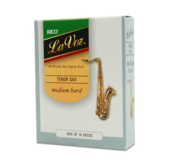 LaVoz Tenor Saxophone Reeds - Medium Hard Box of 10