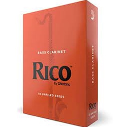 Rico Bass Clarinet Reeds - #3 Box of 10