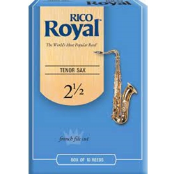 Saxophone (Tenor) Reeds - Royal - 2.5 - Box of 10