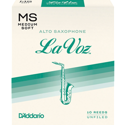 LaVoz Tenor Saxophone Reeds - Medium Soft Box of 5