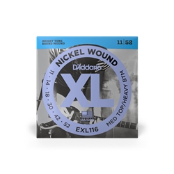 D'Addario EXL116 11-52 Medium Top/Heavy Bottom, XL Nickel Electric Guitar Strings