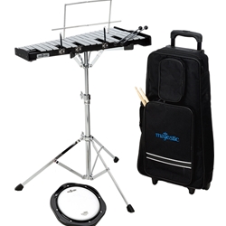 Pecussion (Bell) Kit w/ Pad and Rolling Bag - Majestic