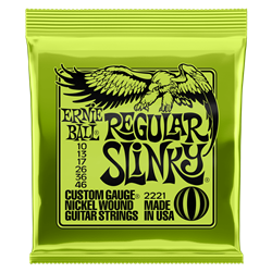 Ernie Ball Regular Slinky 10-46 Electric Guitar Strings