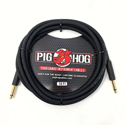 Pig Hog 10' Instrument Cable - Black