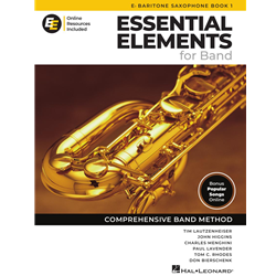 Eb Bari Sax - Book #1 - Essential Elements for Band w/ EEi