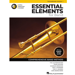 Trombone - Book #1 - Essential Elements for Band w/ EEi