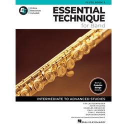 Flute - Book #3 - Essential Elements for Band w/ EEi