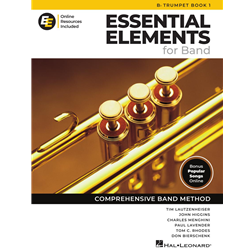 Bb Trumpet - Book #1 - Essential Elements for Band w/ EEi