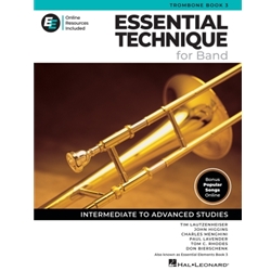 Trombone - Book #3 - Essential Elements for Band w/ EEi