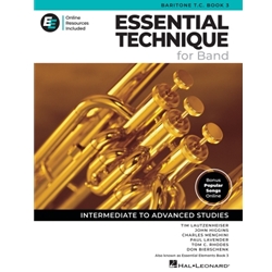 Baritone T.C. - Book #3 - Essential Elements for Band w/ EEi