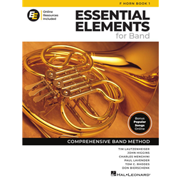 French Horn - Book #1 - Essential Elements for Band w/ EEi