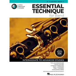 Clarinet - Book #3 - Essential Elements for Band w/ EEi
