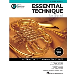 French Horn - Book #3 - Essential Elements for Band w/ EEi