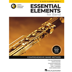 Eb Alto Clarinet - Book #1 - Essential Elements for Band w/ EEi