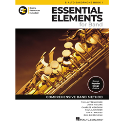 Eb Alto Sax - Book #1 - Essential Elements for Band w/ EEi